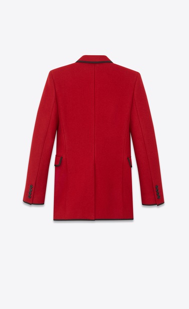 Double breasted jacket in wool